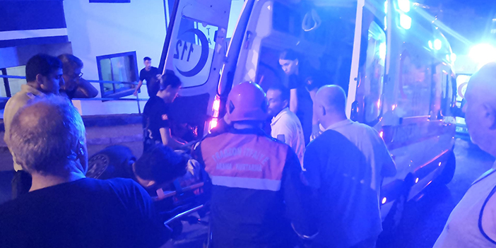 Trabzon’da otomobil yüksekten düştü! Yaralılar var