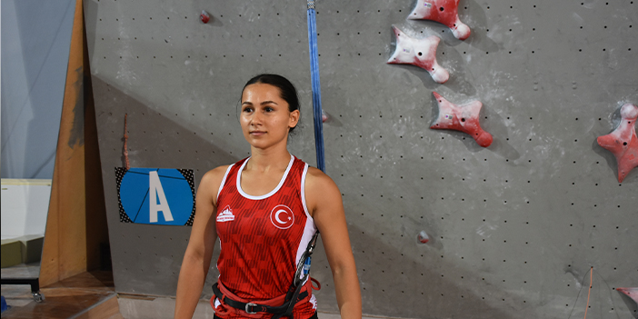 Trabzonlu milli sporcu  tırmanışta Avrupa şampiyonluğu hedefliyor