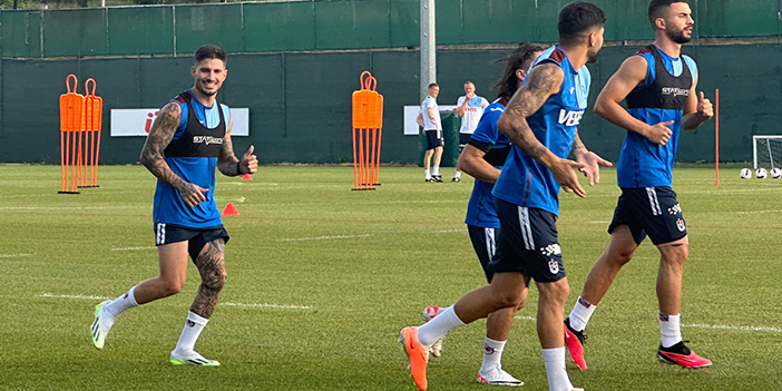 Trabzonspor’un yeni transferi Fountas antrenmana katıldı