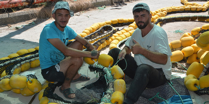 Karadeniz'de balıkçılar av sezonu için hazır