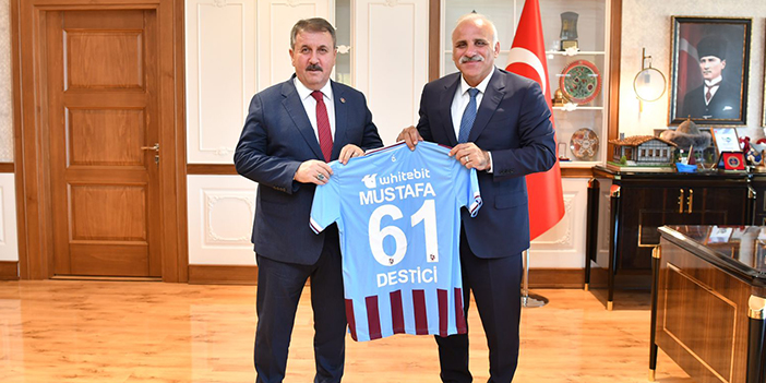 BBP lideri Destici'den Trabzon'da Başkan Zorluoğlu'na ziyaret