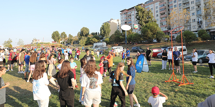Akçaabat'ta spor şölenine büyük ilgi