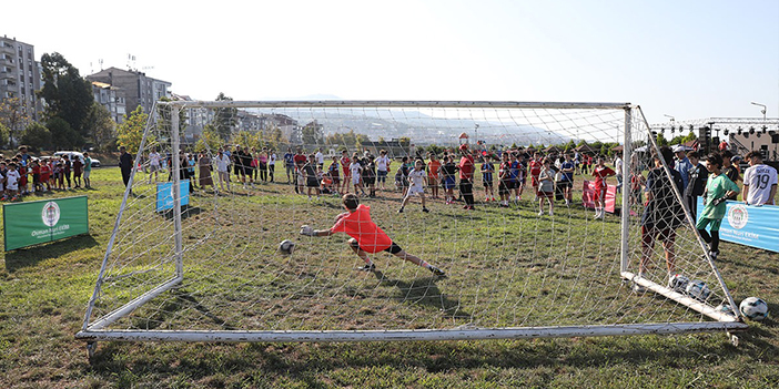 Akçaabat'ta spor şölenine büyük ilgi