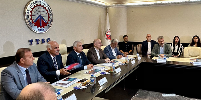 AK Parti Trabzon Milletvekili Adil Karaismailoğlu’ndan TTSO’ya ziyaret