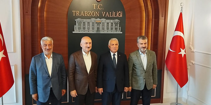 AK Parti Trabzon Milletvekili Adil Karaismailoğlu’ndan Vali Yıldırım’a ziyaret