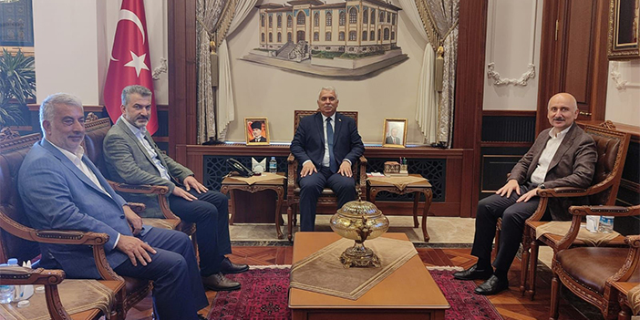 AK Parti Trabzon Milletvekili Adil Karaismailoğlu’ndan Vali Yıldırım’a ziyaret