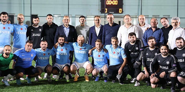 Trabzon’da futbol turnuvası! Başlama vuruşu Trabzonsporlu oyunculardan