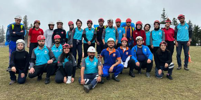 Trabzon'da gerçeğini aratmayan UMKE tatbikatı