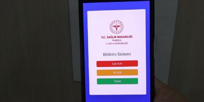 Trabzon'da hastanede hijyene 'karekod'lu kontrol