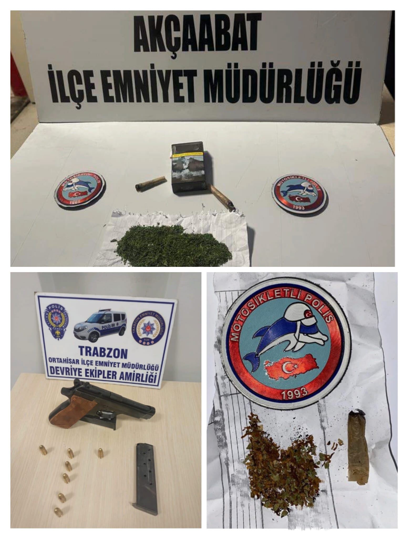 Trabzon’da narkotikten sokak operasyonları! 4 kişi yakalandı