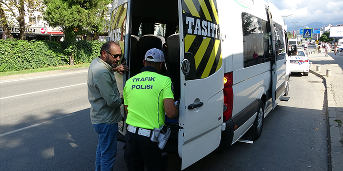 Ordu’da okul servislerine sıkı denetim