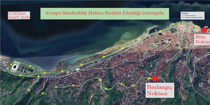 Trabzon'da Avrupa Hareketlilik Haftası başlıyor! Bisiklet turu düzenlenecek