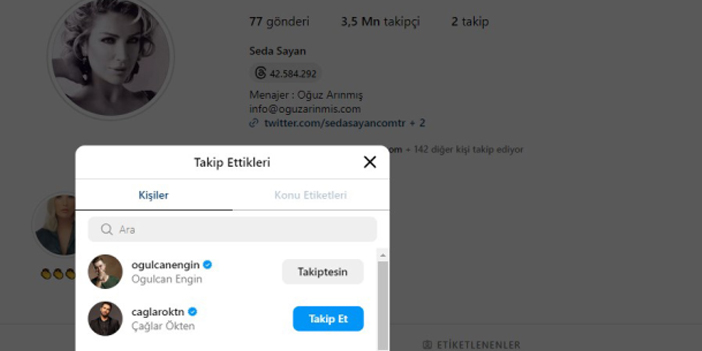 Seda Sayan herkesi sildi! iki isme kıyamadı 