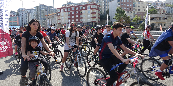 Trabzon'da bisiklet turu düzenlendi
