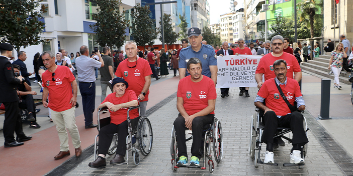 Trabzon'da "Gaziler Günü Kortej Yürüyüşü" gerçekleştirildi