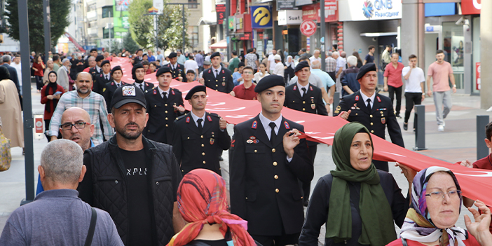 Trabzon'da "Gaziler Günü Kortej Yürüyüşü" gerçekleştirildi