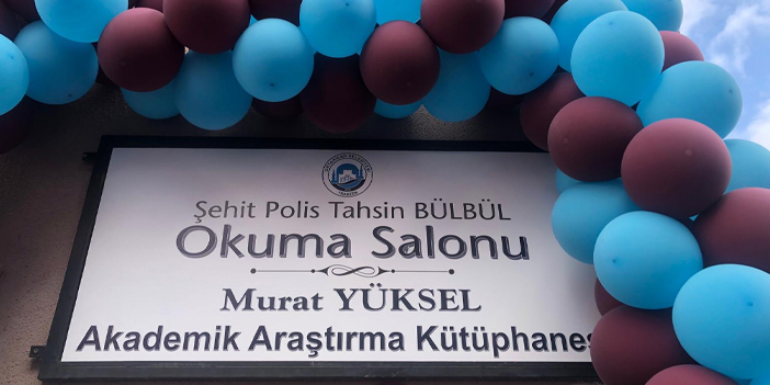 Vasiyeti gerçekleştirildi! Trabzon’da Mustafa Yüksel Kütüphanesi açıldı