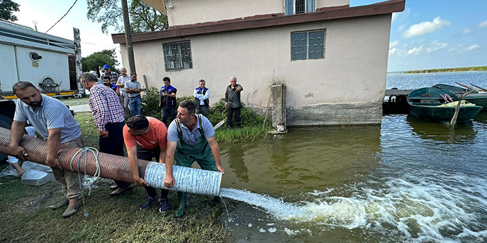 Samsun'da baraj ve göllere 3 milyon 200 bin sazan yavrusu bırakıldı