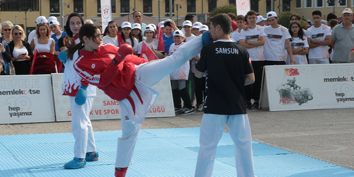 Avrupa Spor Haftası Samsun’da coşkuyla kutlandı