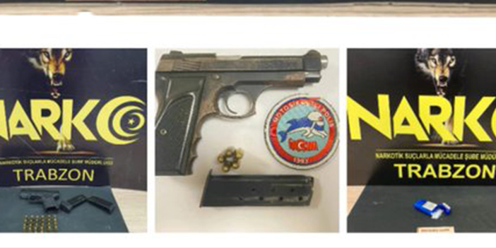Trabzon'da uyuşturucu operasyonları! 4 şahıs hakkında işlem