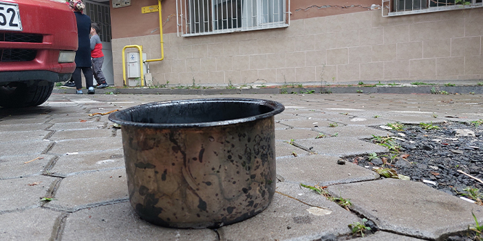 Samsun'da ocakta unutulan tencere yandı! 1 kişi yaralandı