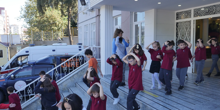 Trabzon'da gerçeği aratmayan tatbikat 