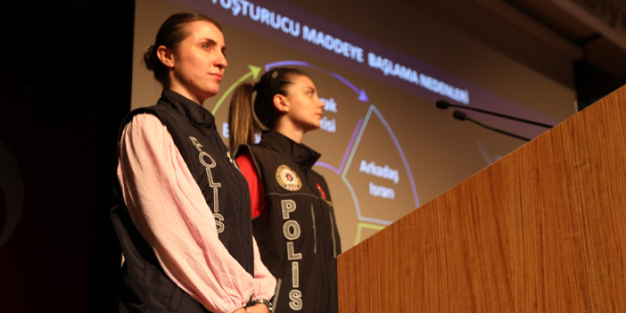 Trabzon Emniyetinden uyuşturucu ile mücadele eğitimi