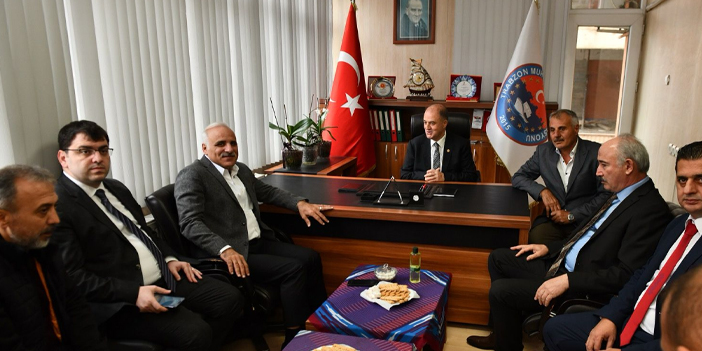 Başkan Zorluoğlu Trabzon Muhtarlar Federasyonu’nu ziyaret etti