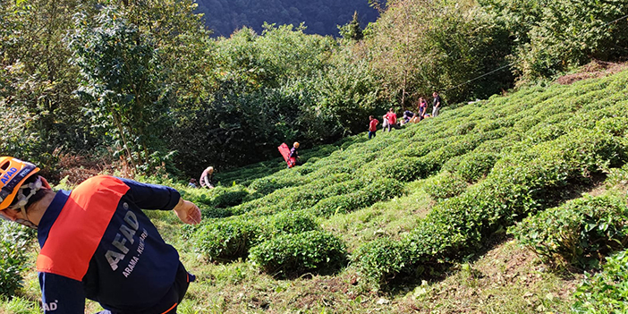 Rize'de teleferikten düşen kişi yaralandı! 