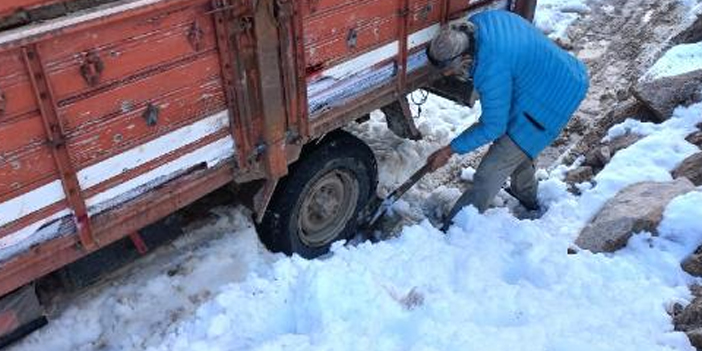 Rize'de yayla dönüş yolunda 'çığ' tehlikesi