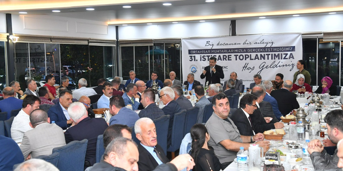 Başkan Genç muhtarlarla buluştu 