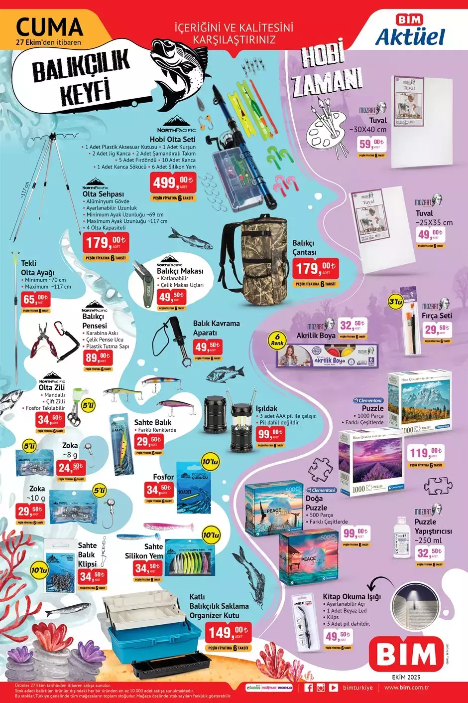 BİM’de bu hafta neler var? 24-27 Ekim 2023 BİM Kataloğu!