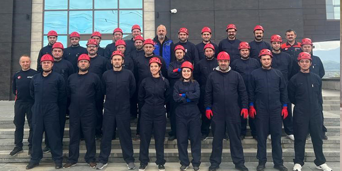 Trabzon'da afetlerde can kurtarmak için eğitim alıyorlar