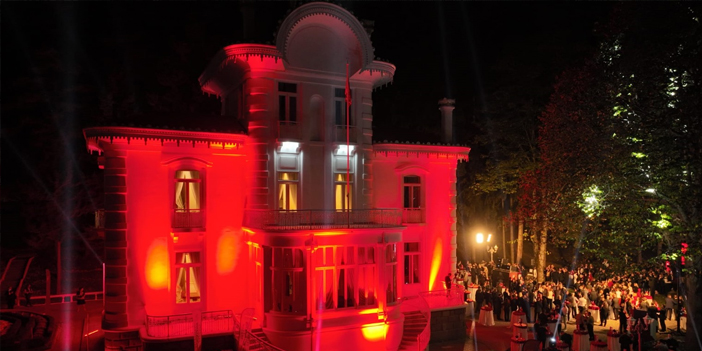 Cumhuriyet kutlamalarında Trabzon'dan renkli görüntüler 