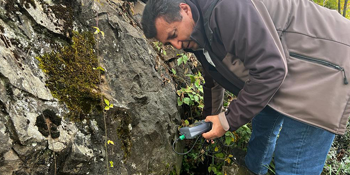 Giresun'da termal su araştırması yapılıyor