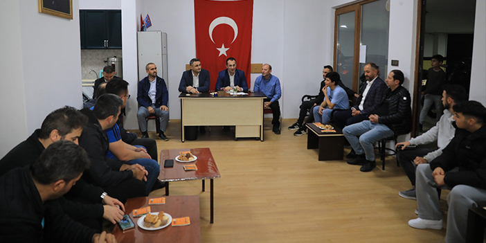 Başkan Ekim site sakinleriyle buluştu