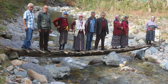 Giresun'da köprü çilesi! "Buradan geçmek sırat köprüsünden geçmek gibi"