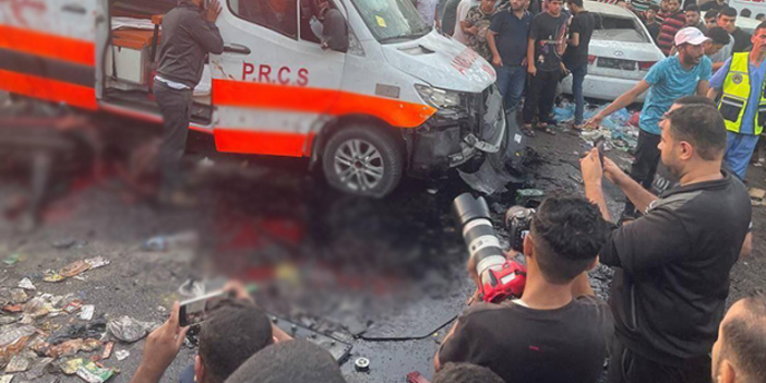 İsrail'den bir saldırı daha! Gazze'de bir okulu bombaladı 