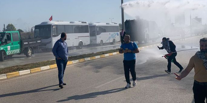 İncirlik Üssü'ne girmeye çalıştılar! Polis müdahale etti