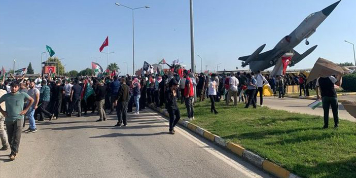 İncirlik Üssü'ne girmeye çalıştılar! Polis müdahale etti