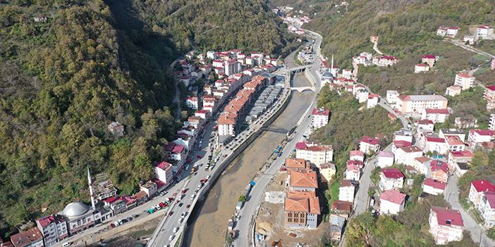 Giresun'daki selin ardından yeniden yapılan binaların inşası tamamlanmak üzere
