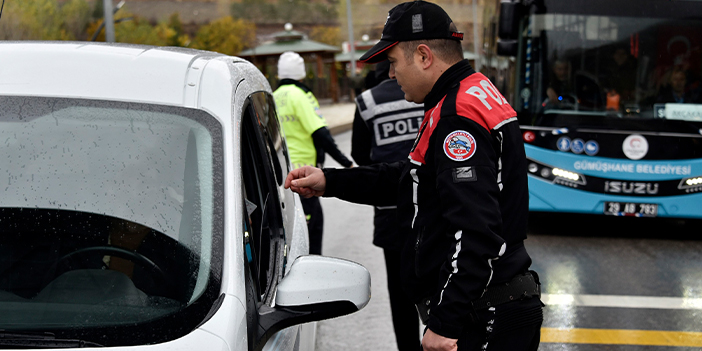 Gümüşhane’de asayiş uygulamaları devam ediyor