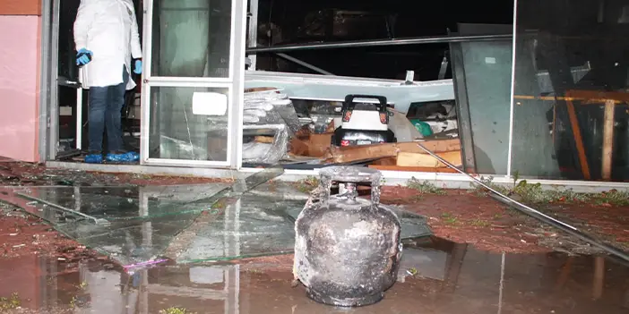 Bayburt'ta iş yerinde patlama! Çalışan işçi yaralandı 