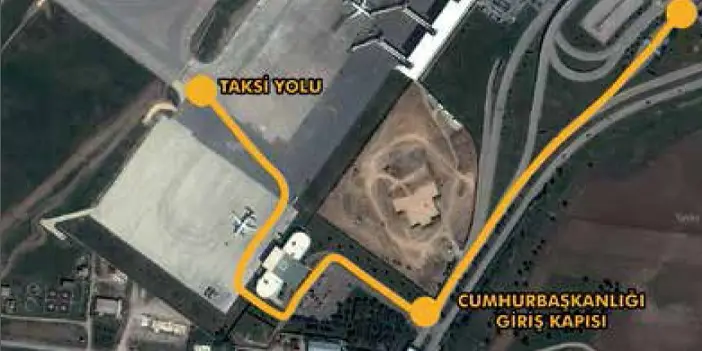 Sürücü yanlışlıkla piste girdi