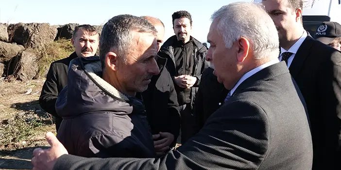 Trabzon Valisi Yıldırım, kaybolan gençlerin arama çalışmalarını inceledi 
