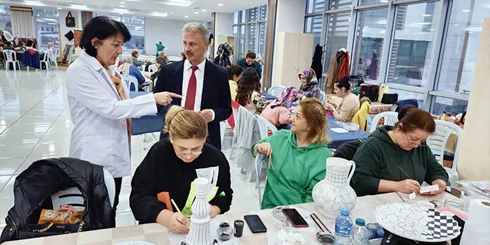 Trabzon'daki el sanatları kursuna katılan kursiyer sayısı belli oldu