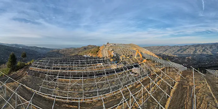 GES panellerinin montajı başladı