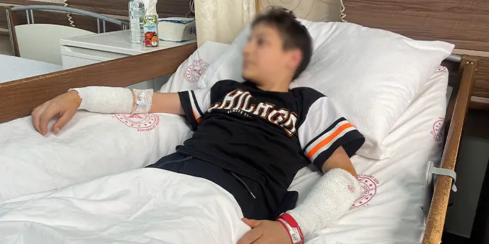 Sevdiği köpeğin saldırısına uğrayan çocuk o anları anlattı! 