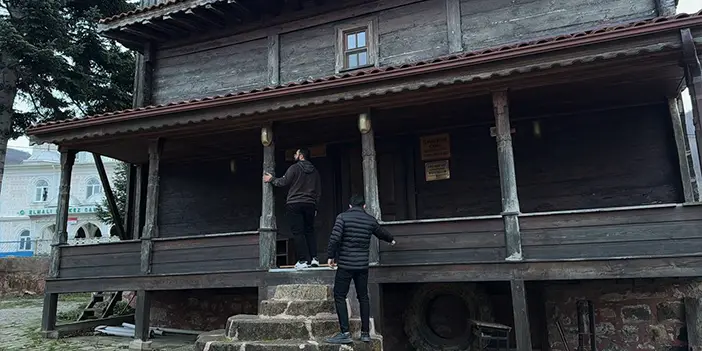 Trabzonlu ustalar çivi kullanmadan inşa etti! 136 yıldır hizmet veriyor