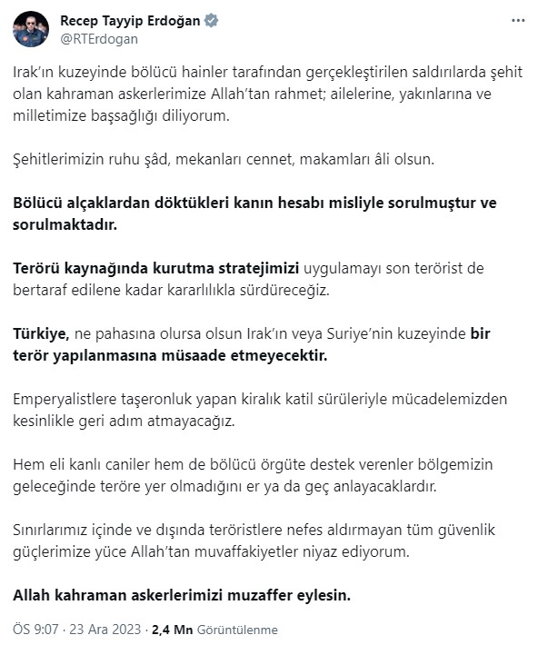 CHP lideri Özgür Özel "Bahçeli bizi değil HÜDA-PAR'ı dinledi"